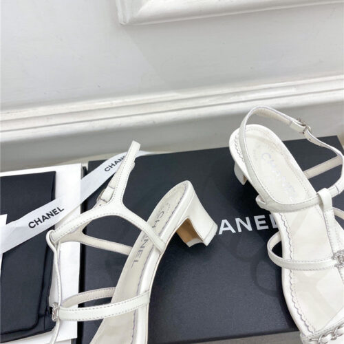 High Quality Luxury Chanel Counter Catwalk Style Chain Sandals – Style 30022 product detail
