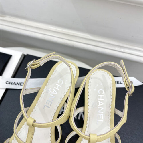 High Quality Luxury Chanel Counter Catwalk Style Chain Sandals – Style 64486 product detail