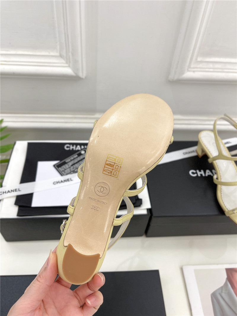 High Quality Luxury Chanel Counter Catwalk Style Chain Sandals – Style 64486 product detail