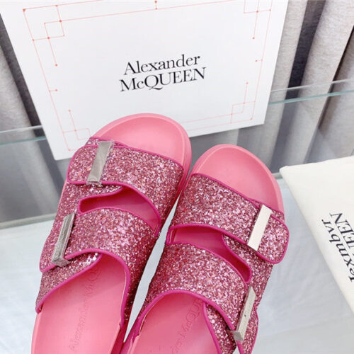 High Quality Luxury Alexander McQueen Greet Slippers product detail