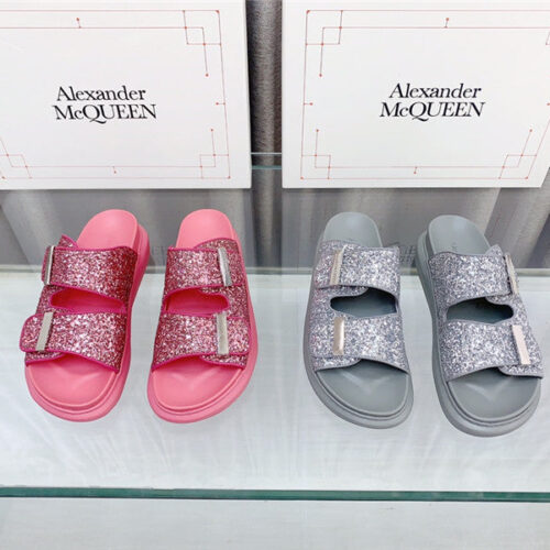 High Quality Luxury Alexander McQueen Greet Slippers product detail