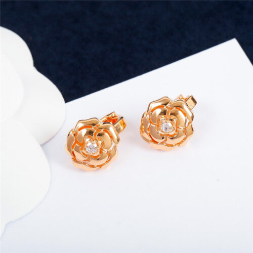 High Quality Luxury Chanel Mountain Camellia Ear Buckle – Style 50201