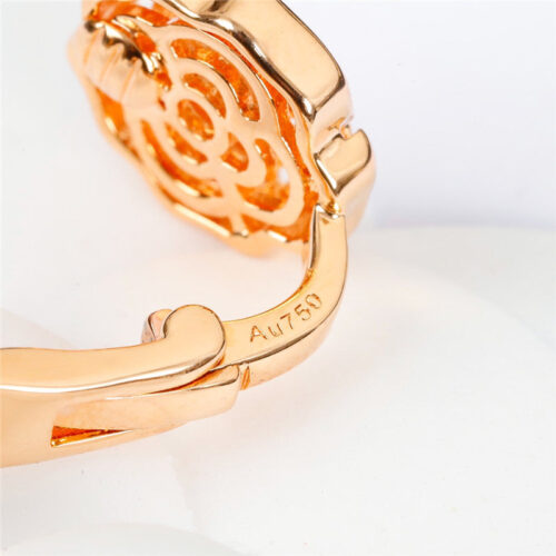 High Quality Luxury Chanel Mountain Camellia Ear Buckle – Style 50201 product detail