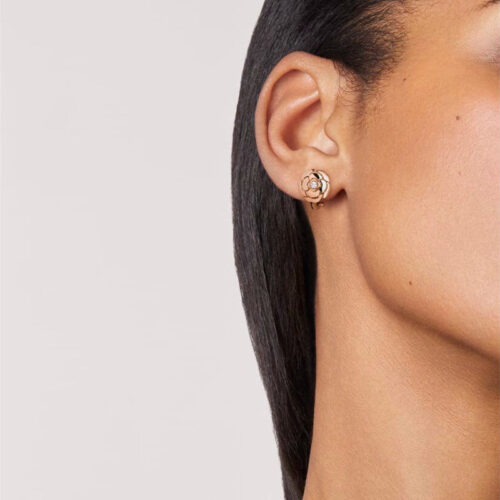 High Quality Luxury Chanel Mountain Camellia Ear Buckle – Style 50201 product detail