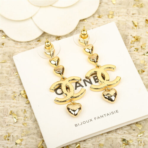 High Quality Luxury Chanel Love Double C Earrings – Style 50172 product detail