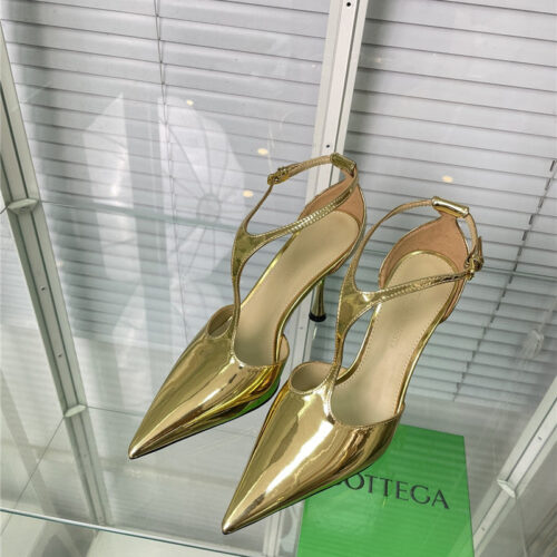 High Quality Luxury Bottega Veneta High-Heeled New Pointed Shoes – Style 45062