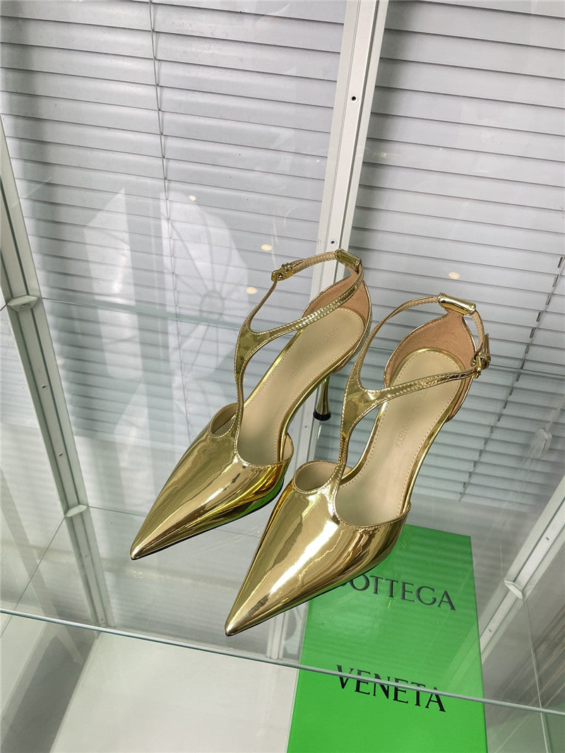 High Quality Luxury Bottega Veneta High-Heeled New Pointed Shoes – Style 45062