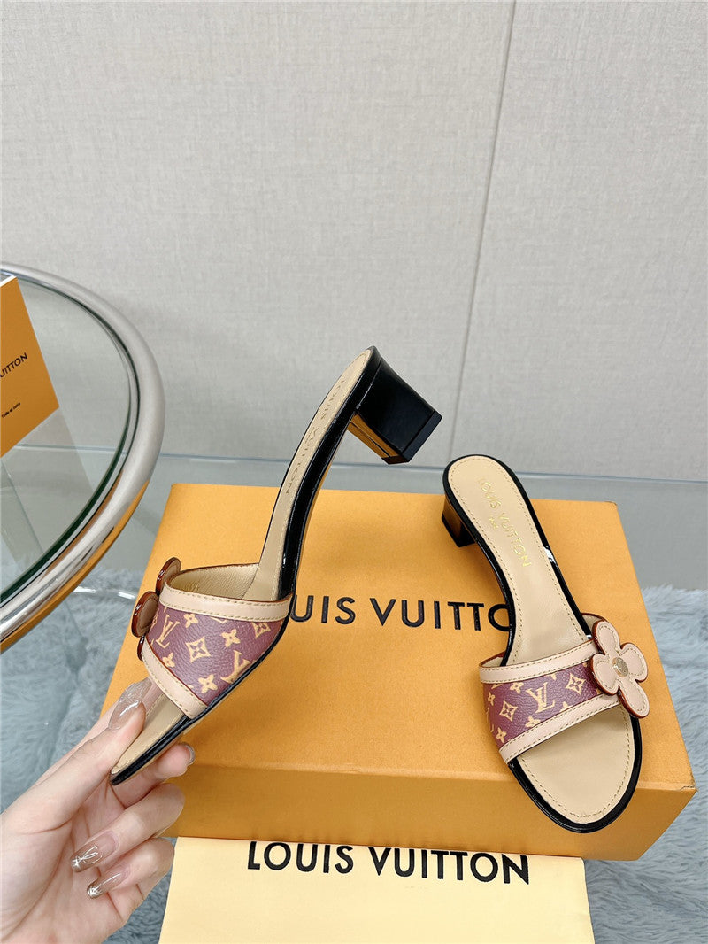 High Quality Luxury Louis Vuitton Sunflower Slippers – Style 83875 product detail