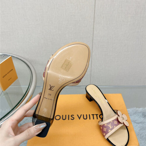 High Quality Luxury Louis Vuitton Sunflower Slippers – Style 83875 product detail