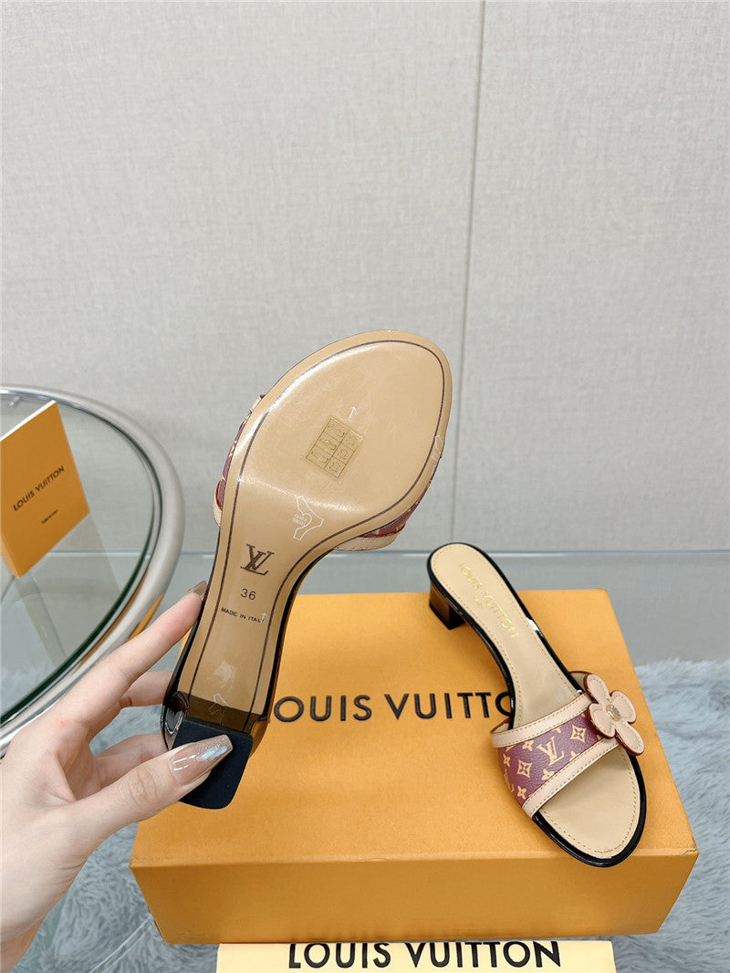 High Quality Luxury Louis Vuitton Sunflower Slippers – Style 83875 product detail