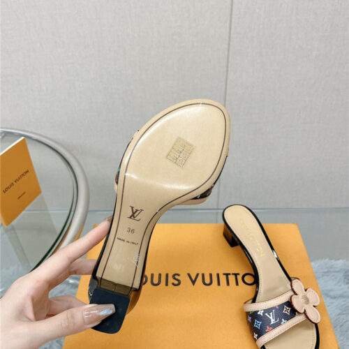 High Quality Luxury Louis Vuitton Sunflower Slippers – Style 05923 product detail