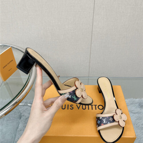 High Quality Luxury Louis Vuitton Sunflower Slippers – Style 05923 product detail