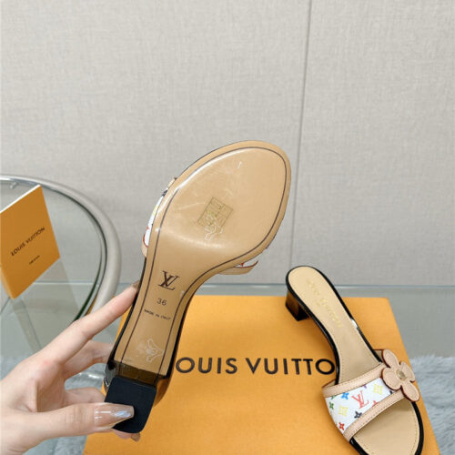 High Quality Luxury Louis Vuitton Sunflower Slippers – Style 83331 product detail