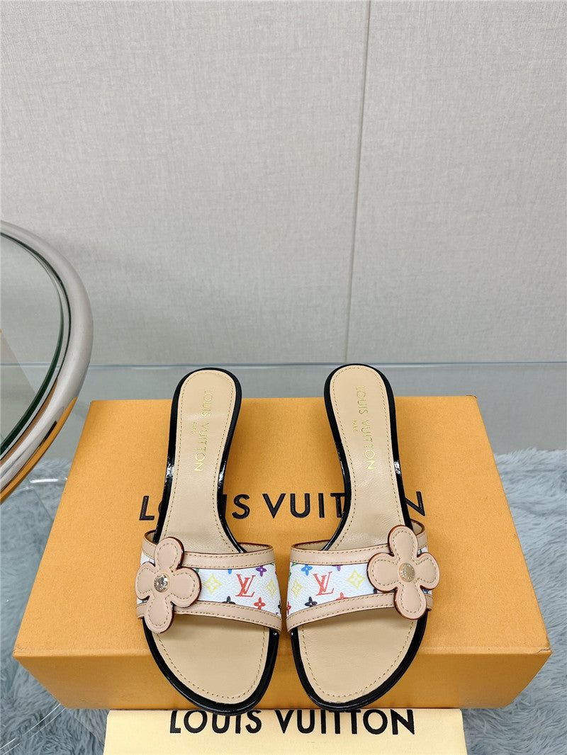 High Quality Luxury Louis Vuitton Sunflower Slippers – Style 83331 product detail