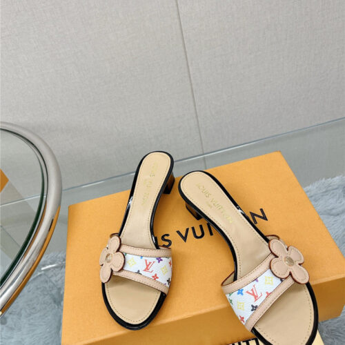 High Quality Luxury Louis Vuitton Sunflower Slippers – Style 83331 product detail