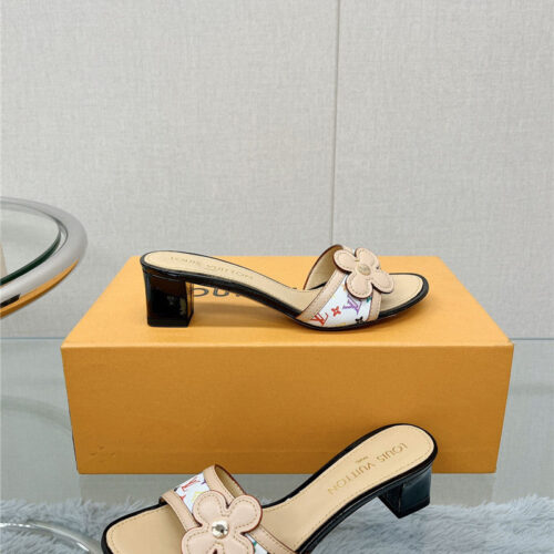 High Quality Luxury Louis Vuitton Sunflower Slippers – Style 83331 product detail