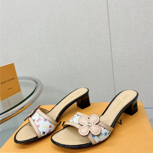 High Quality Luxury Louis Vuitton Sunflower Slippers – Style 83331