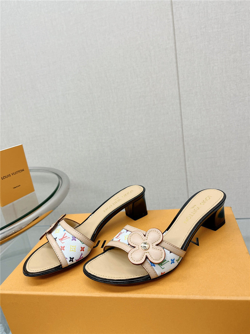 High Quality Luxury Louis Vuitton Sunflower Slippers – Style 83331