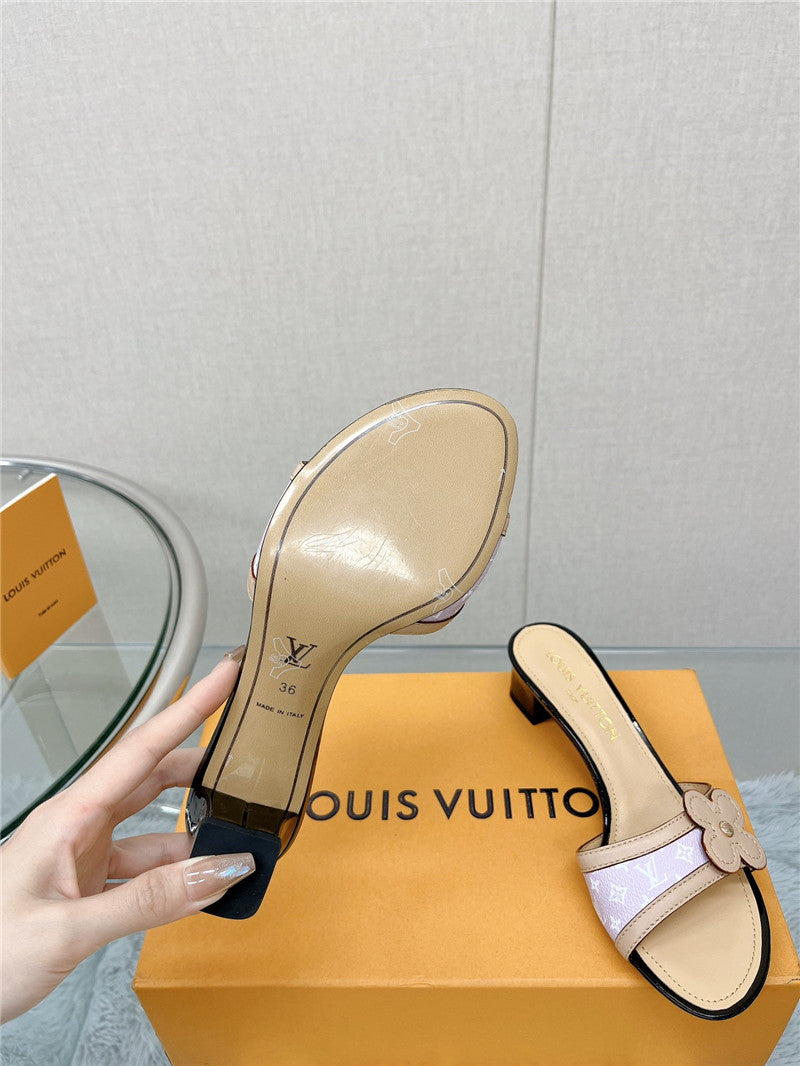 High Quality Luxury Louis Vuitton Sunflower Slippers product detail