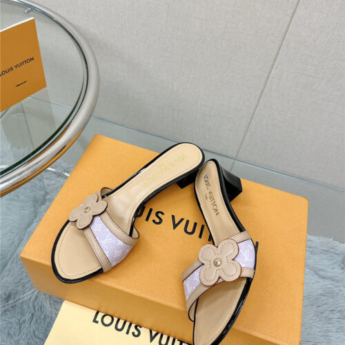 High Quality Luxury Louis Vuitton Sunflower Slippers product detail