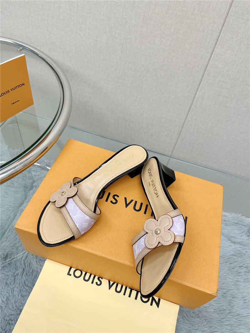 High Quality Luxury Louis Vuitton Sunflower Slippers product detail