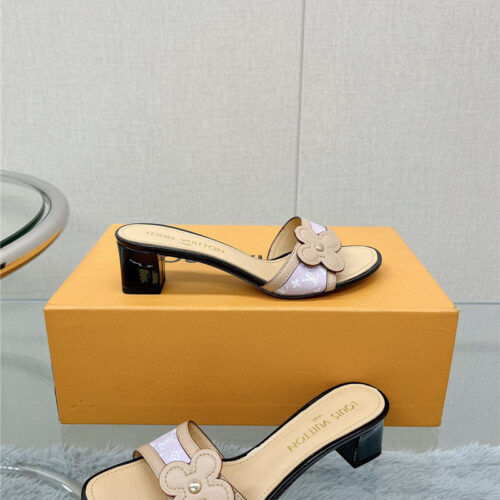 High Quality Luxury Louis Vuitton Sunflower Slippers