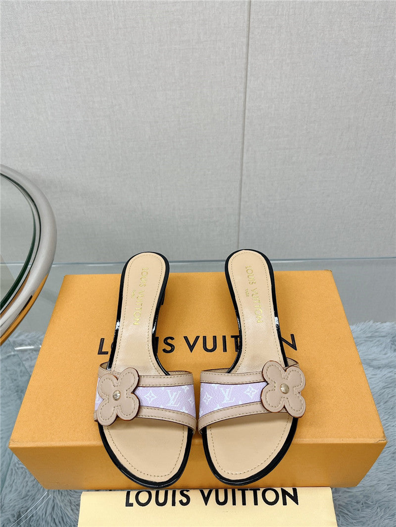 High Quality Luxury Louis Vuitton Sunflower Slippers product detail