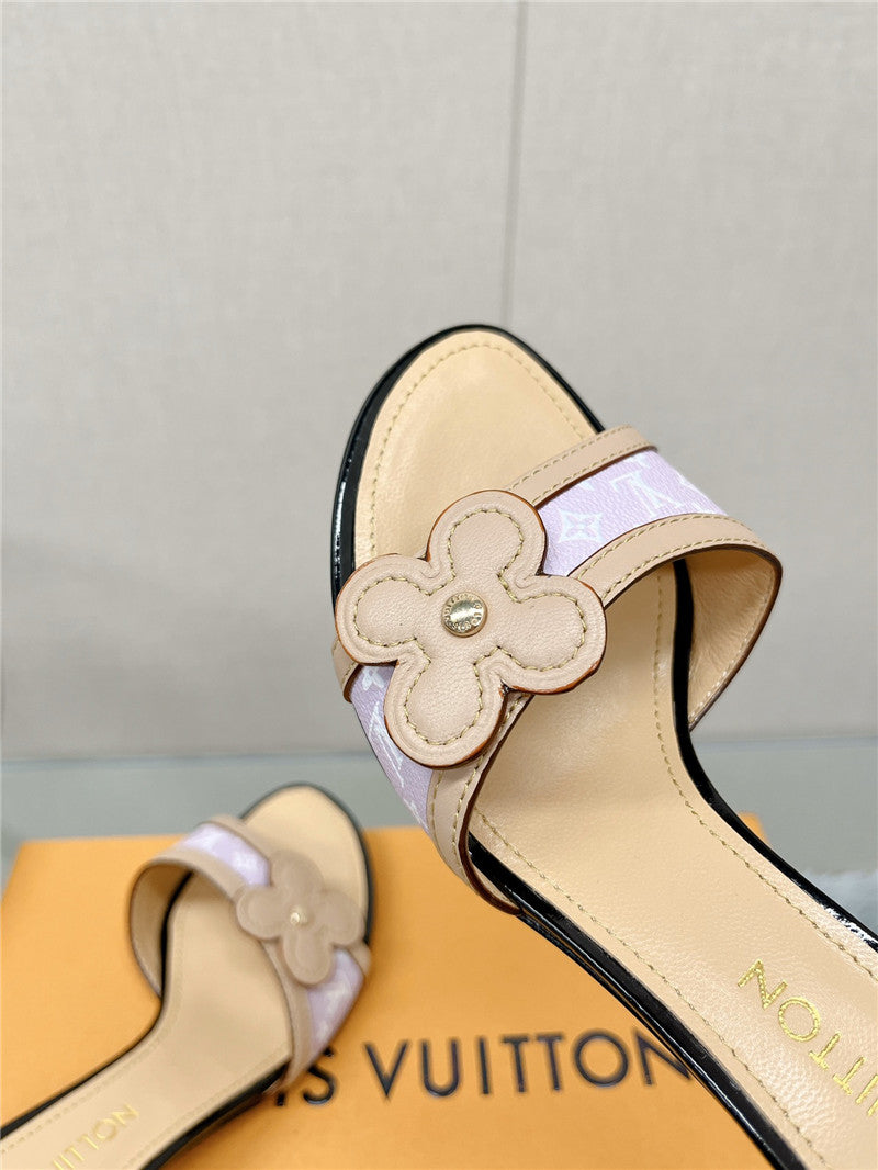 High Quality Luxury Louis Vuitton Sunflower Slippers product detail