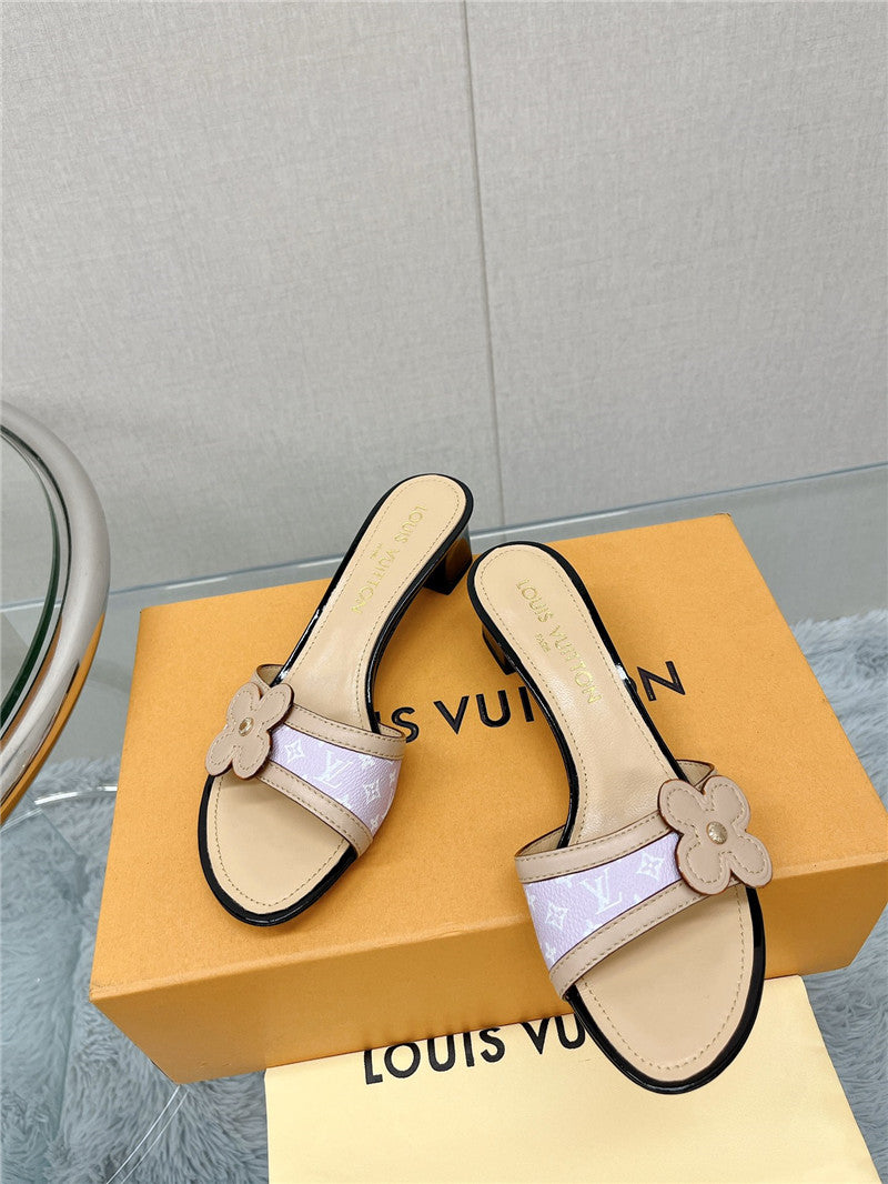 High Quality Luxury Louis Vuitton Sunflower Slippers product detail