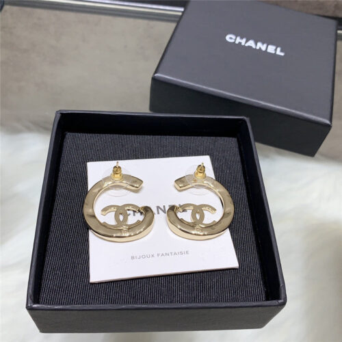 High Quality Luxury Chanel Double C Earrings – Style 49838 product detail