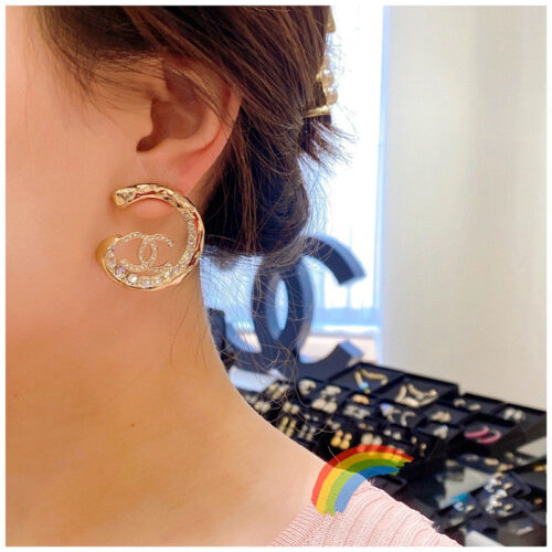 High Quality Luxury Chanel Double C Earrings – Style 49838 alternate view