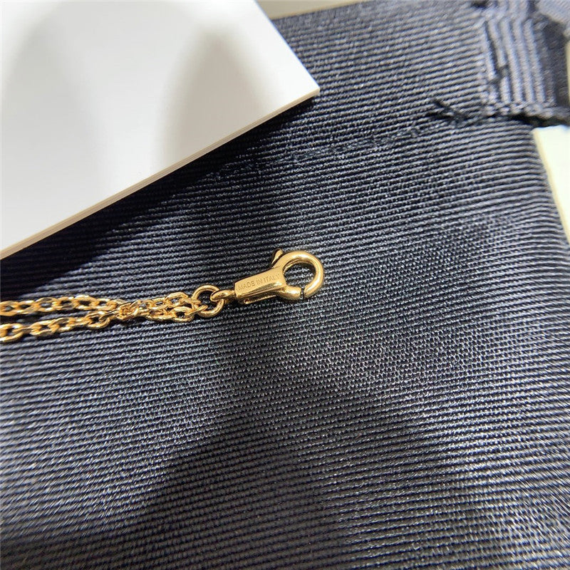 High Quality Luxury Celine Full Diamond Triumphal Arch Double Bracelet product detail