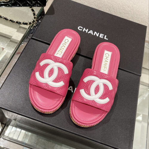High Quality Luxury Chanel New Wooden Heel Slippers – Style 65094 alternate view