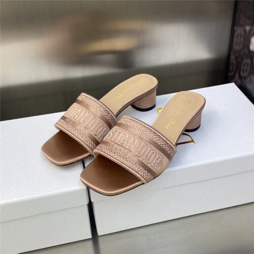 High Quality Luxury Dior New Flip Flops Color Matching Womens Shoes – Style 14342