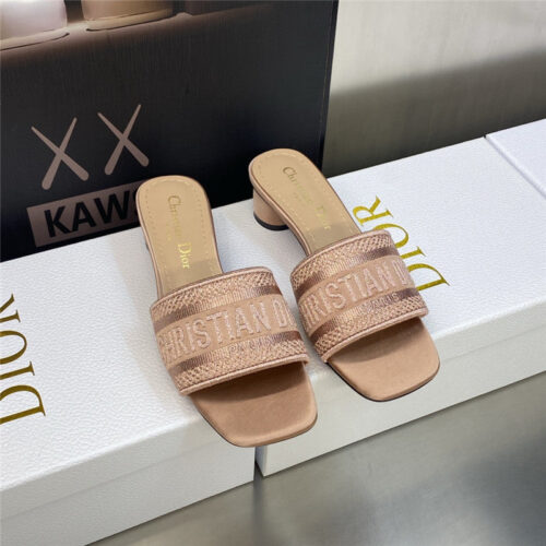 High Quality Luxury Dior New Flip Flops Color Matching Womens Shoes – Style 14342 product detail
