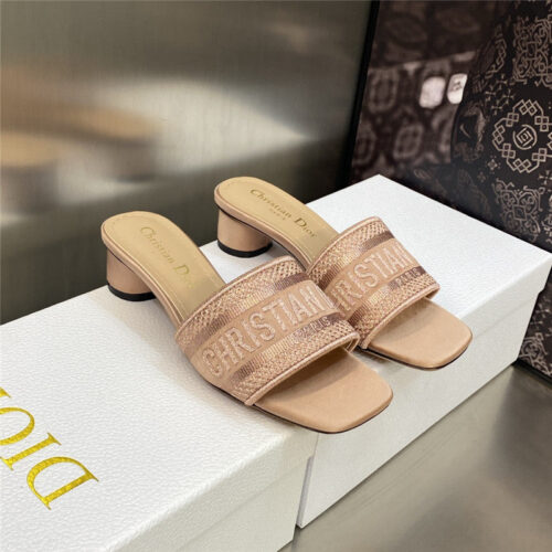 High Quality Luxury Dior New Flip Flops Color Matching Womens Shoes – Style 14342 alternate view