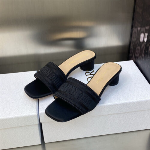 High Quality Luxury Dior New Flip Flops Color Matching Womens Shoes – Style 58374