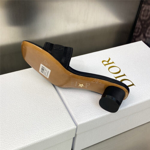 High Quality Luxury Dior New Flip Flops Color Matching Womens Shoes – Style 58374 product detail