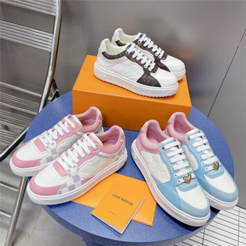 High Quality Luxury Louis Vuitton Counter New Color Matching Sneakers product detail