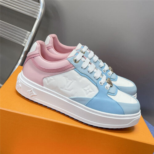 High Quality Luxury Louis Vuitton Counter New Color Matching Sneakers – Style 67683