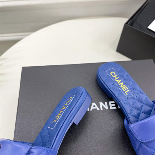 High Quality Luxury Chanel Counter Classic Double C Buckle Slippers – Style 33958 product detail