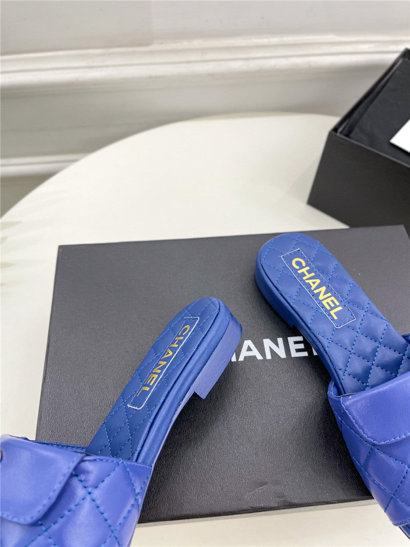 High Quality Luxury Chanel Counter Classic Double C Buckle Slippers – Style 33958 product detail