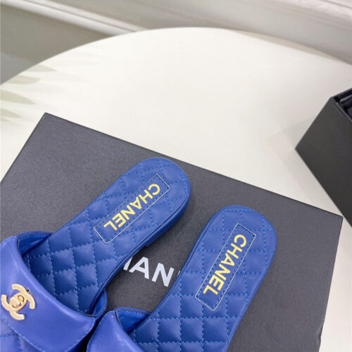 High Quality Luxury Chanel Counter Classic Double C Buckle Slippers – Style 33958 product detail