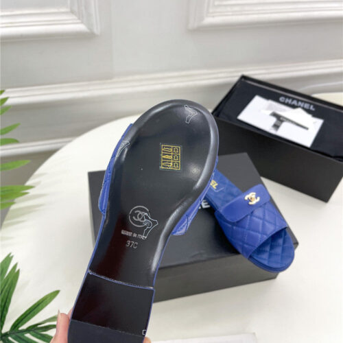 High Quality Luxury Chanel Counter Classic Double C Buckle Slippers – Style 33958 product detail