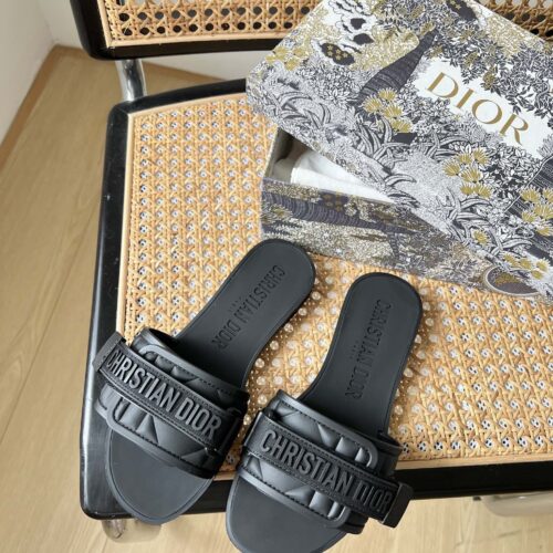 High Quality Luxury Dior Velcro Slippers – Style 15526 alternate view