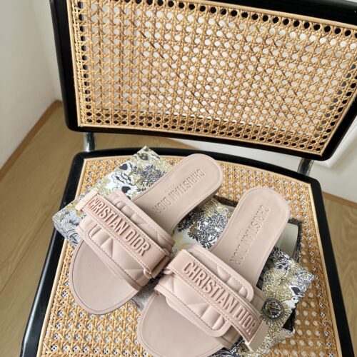 High Quality Luxury Dior Velcro Slippers – Style 77670
