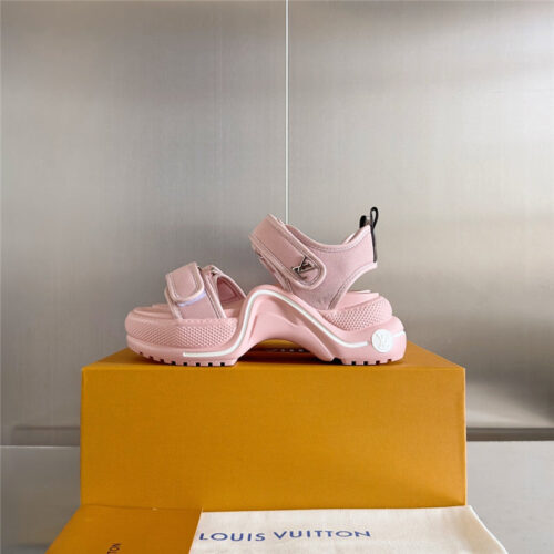High Quality Luxury Louis Vuitton Velcro Polka Dot Sandals – Style 40611 product detail