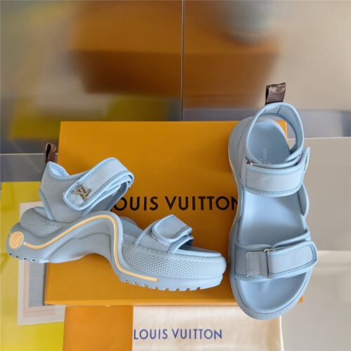 High Quality Luxury Louis Vuitton Velcro Polka Dot Sandals – Style 63203 product detail