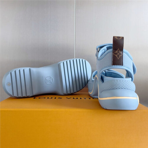 High Quality Luxury Louis Vuitton Velcro Polka Dot Sandals – Style 63203 product detail