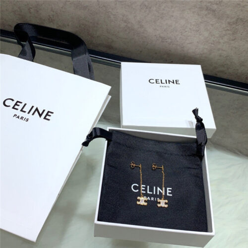 High Quality Luxury Celine Arc De Triomphe Tassel Earrings product detail